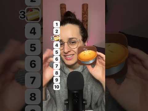 ASMR FR | On classe les desserts !  🧁 Tierlist et ranking #asmr #asmrfr #tierlist #chuchotement