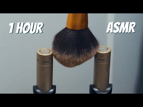 1 Hour Mic Brushing ASMR (No Talking)