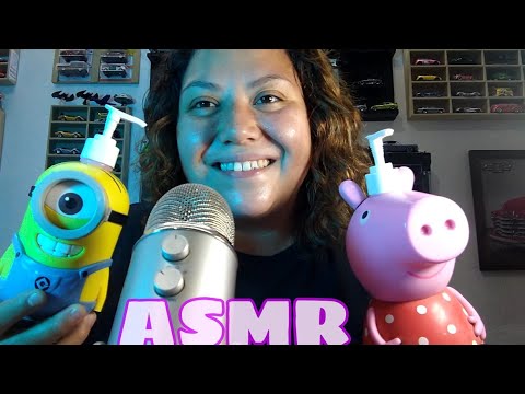 ASMR CON JUGUETES I sonidos cosquillosos l susurros 👄🗣️