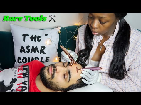 RARE Tools To Use for ASMR ~ Positioning & Relaxing face muscles 💆🏼‍♂️