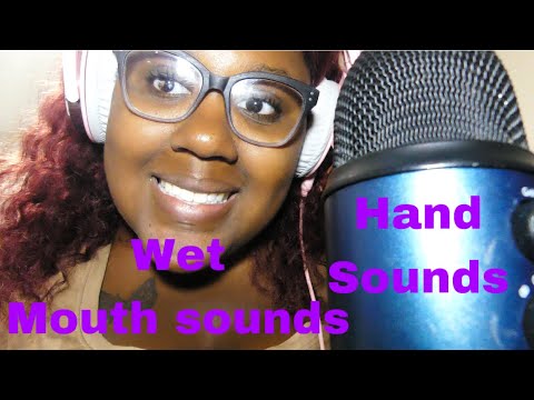 ASMR *Wet mouth sounds & hand sounds | Janay D ASMR #fyp #asmr #mouthsounds