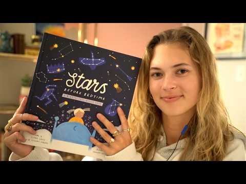 ASMR | Reading You A Bedtime Story ✨💤 cricket chirping, page turning, close whispers for sleep