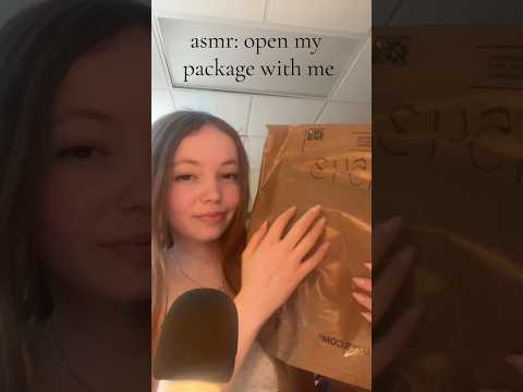 asmr- open my package with me! #asmr