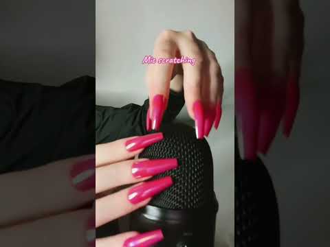 Asmr mic scratching
