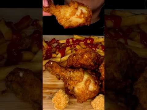 KFC fried chicken #shorts #asmr #foodie #kfc
