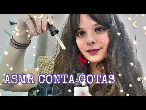 ASMR TOQUE NA TELA COM CONTA GOTAS.