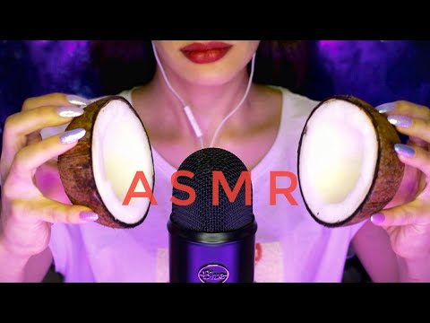 ASMR COCONUT TAPPING 🥥 you sleep with a coconut !😁😴