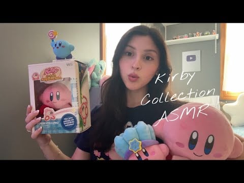 ASMR MY KIRBY COLLECTION (plushes, rare merchandise & more) 🩷⭐️