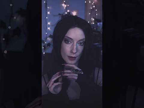 ASMR Would Morticia Make A Good Makeup Artist? 💄 (CLICK TITLE FOR FULL VID) #asmr ⁠⁠#shorts