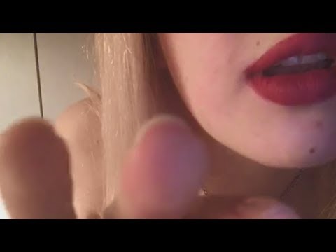 ASMR I Up Close Whispering Body Positive Affirmations w/  Hand Movements