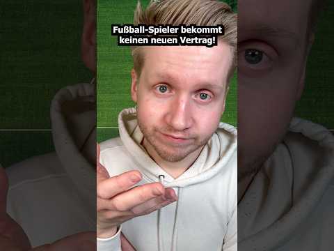 Fußball-Spieler bekommt keinen neuen Vertrag! #asmr