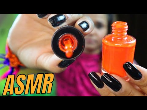 ASMR ROLEPLAY Fazendo suas unhas 💅 Sons de mastigacao