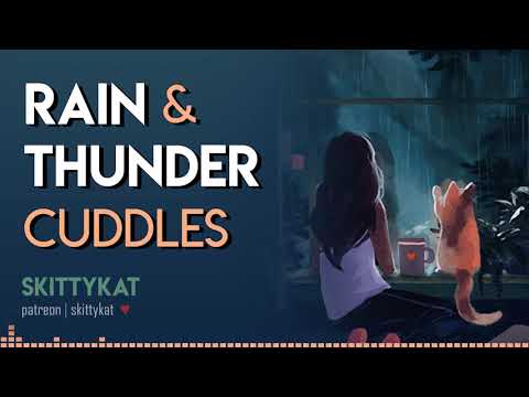 Rainy ASMR || Lay Your Head on My Lap... [Whispers] [Scritchies] [Cuddles] [Real Thunderstorm] ☔️
