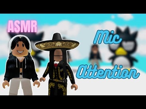 [Roblox ASMR] Close Up Fluffy Mic Attention 💤😴| Cute obby