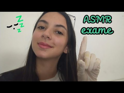 ASMR medica simpática examinando você