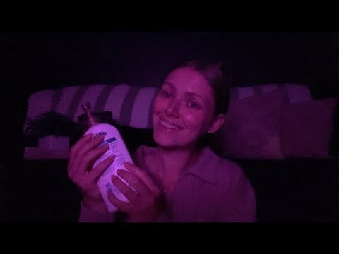 ASMR Sticky Tapping While Explaining Objects With Dim Cozy Lighting