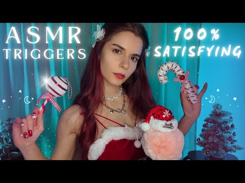 100% Satisfying ASMR Christmas Triggers For Sleep 🎄 ( Roleplay )