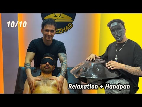 "ASMR"Relaxation + Handpan (You'll be amazed, watch it until the end)