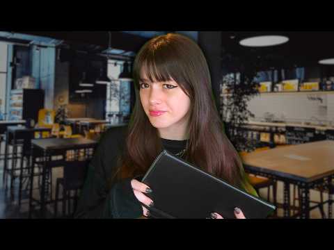 ASMR | The Restaurant Hostess That Does NOT Get Paid Enough to Care..