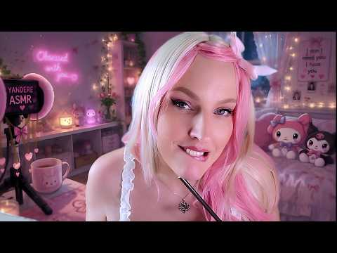 Yandere Artist Girlfriend is Obsessed With You 😍 Face Tracing ASMR