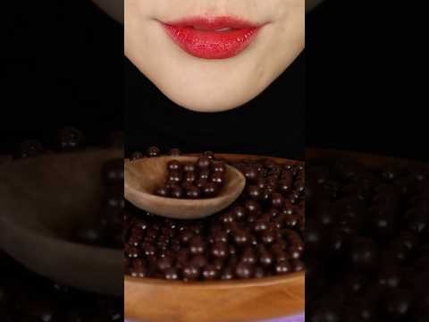 Oddly satisfying chocolate pearls :3 📿 ASMR