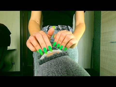 1 hour ASMR 🥰 Fabric & Jeans & Texture and more 💜 Scratching 💤