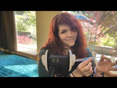 ASMR - Ear Picking, Pressure and a Tube Full of Beads - Soft Spoken and Whispered Rambling