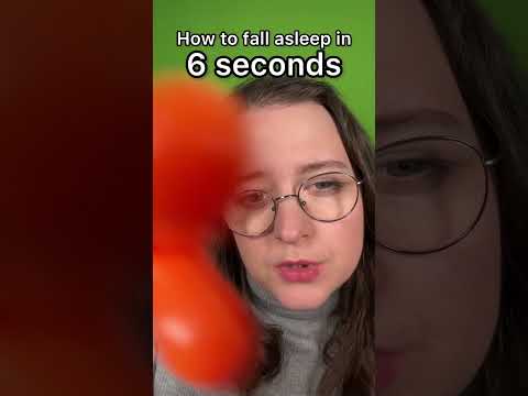 How to fall asleep in 6 seconds #shorts #shortsvideo #asmr