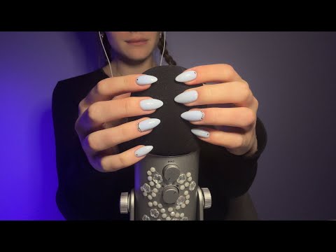 Tingly Mic Scratching + Soft Whispers [ASMR]