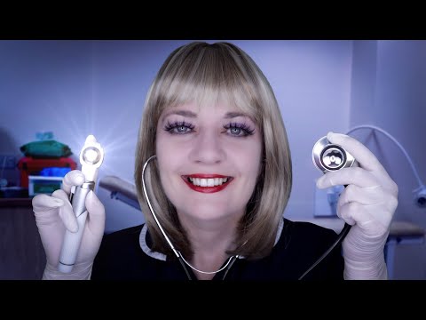 ASMR School Nurse Ear Exam - Otoscope, Latex Gloves, Ear Drops & Massage, Typing, Personal Attention