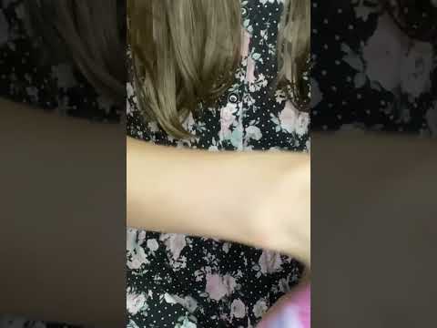 ASMR Brushing + spraying your hair #asmrhairbrushing