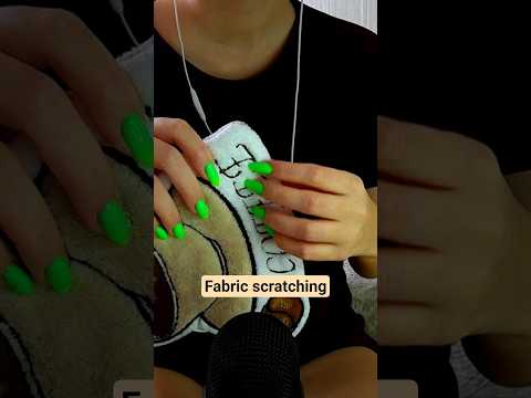ASMR Fabric scratching #asmr #asmrvideo #fabricscratching