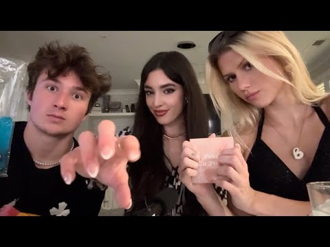 friends try ASMR for the first time (so tingly)