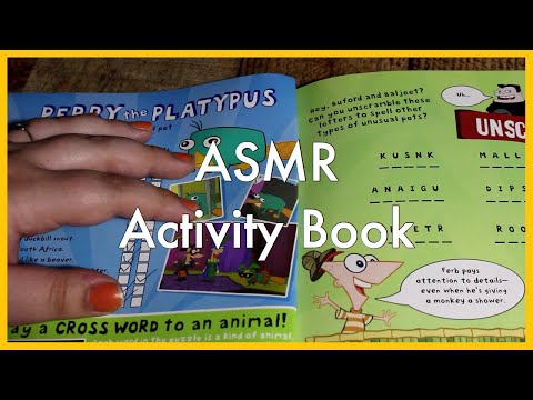 ASMR Completing An Activity Book (+ Whispering)