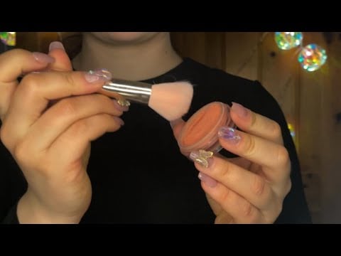 ASMR doing your makeup ˚˖𓍢🌷✧˚.🎀⋆ no talking