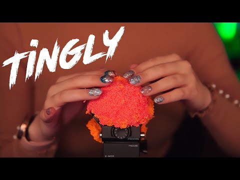 ASMR Tingly FOAM CLAY on Mic 💎 No talking, Zoom H8