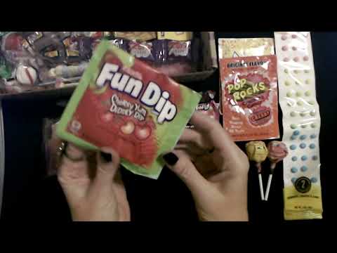 ASMR | 1970s Candy Box Show & Tell w/Plastic Crinkles (Soft Spoken)