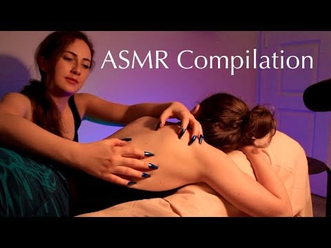 ASMR🌹BEST COMPILATION, Back Scratching, Professional Sound For Relaxation, Calming Nails(No Talking)