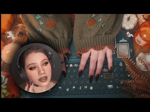 ASMR Curse Removal Hotline #3 ( Phone Voice for Autumn Relaxation, Soft Spoken, Keyboard Sounds)