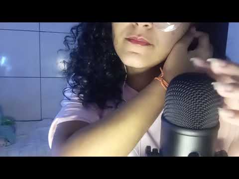 ASMR ARRANHANDO O MICROFONE