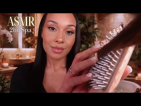 ASMR 2 Hour Spa Retreat 🌿 Deep Sleep, Massage, Skincare & Scalp Care | Personal Attention