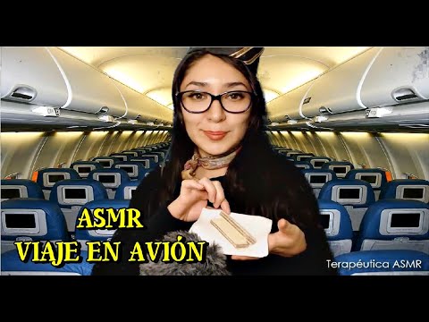 ROLEPLAY ASMR SOBRECARGO / Soft Spoken MUY RELAJANTE ESPAÑOL