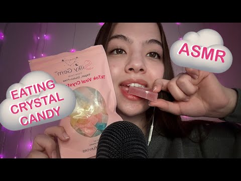 ASMR | Eating VIRAL Crystal Candy
