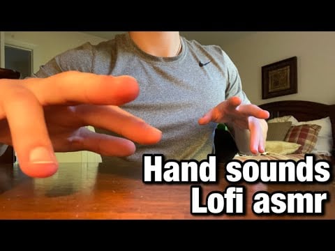 ASMR Hand sounds and desk tapping | Lofi asmr |