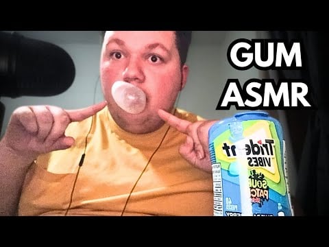 ASMR Gum Chewing & Talking | Bubble Blowing + Mouth Sounds