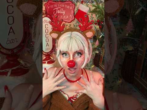 ASMR Holiday Reindeer Cafe 🦌 #asmr #softspoken #holiday #cafe #christmas #reindeer #celebration