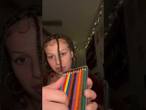 colored pencils trigger #asmr #tingles #relax