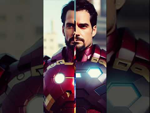 Нейросеть рисует Генри Кавилл Железный человек / The neural network draws Henry Cavill  Iron Man