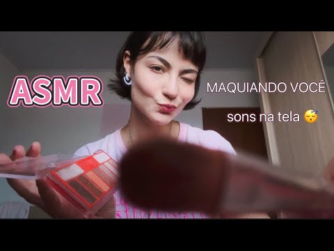 ASMR - MAQUIAGEM (Roleplay Makeup, Sons na Tela, Intenso)