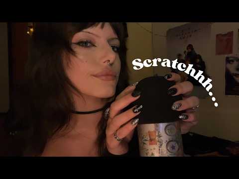 Violating (scratching) the foam cover until it breaks ASMR | Mic Scratching & Mouth Sounds